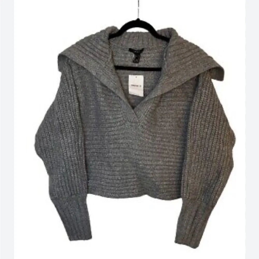 Forever 21 Cozy Grey Knit Sweater
